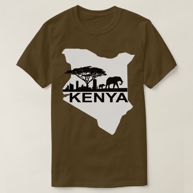 Camiseta Safaris de Kenia (Diseño del anverso)