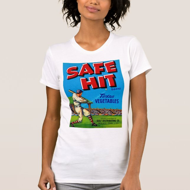 Camiseta Safe Hit Vintage Lable Art (Anverso)