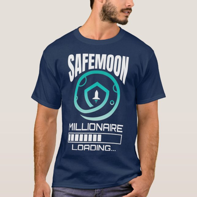 Camiseta Safemoon Millionaire Funny Cryptocurrency (Anverso)