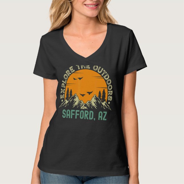 Camiseta Safford Arizona Explora El Exterior (Anverso)