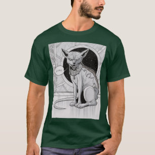 Camiseta saga del gato mentiroso chico monstruo divertido