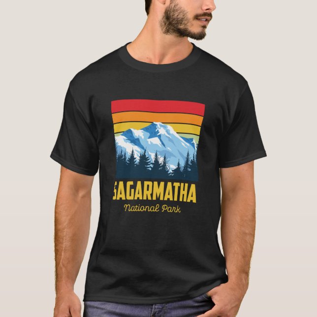 Camiseta Sagarmatha National Park Souvenir Everest Tibet Ne (Anverso)