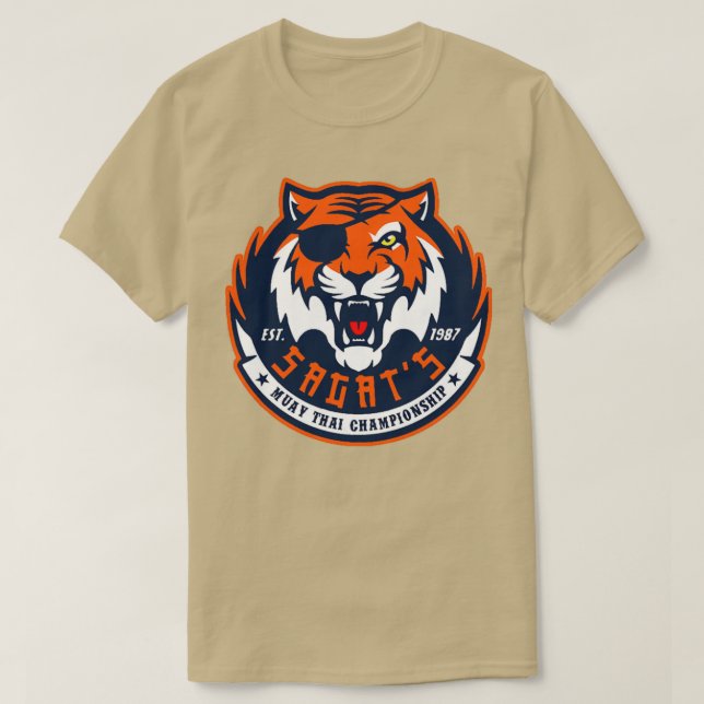 Camiseta Sagat muay thai (Diseño del anverso)