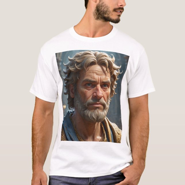 Camiseta Sage Alden: Escoltando la fe y la razón (Anverso)