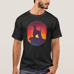 Camiseta Sage Balochi Ogar Hound Afghan Sunset