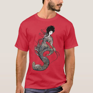 Camiseta Sage Green Mermaid Art and Mermaid Gifts