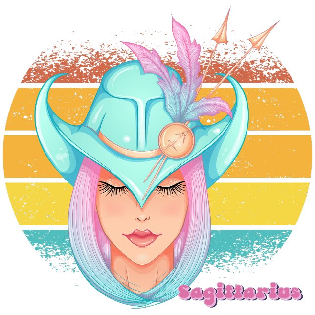 Camiseta Sagitario (Sagittarius (November 22 - December 21):
"Arrows of Dreams, Where Adventure Streams!")