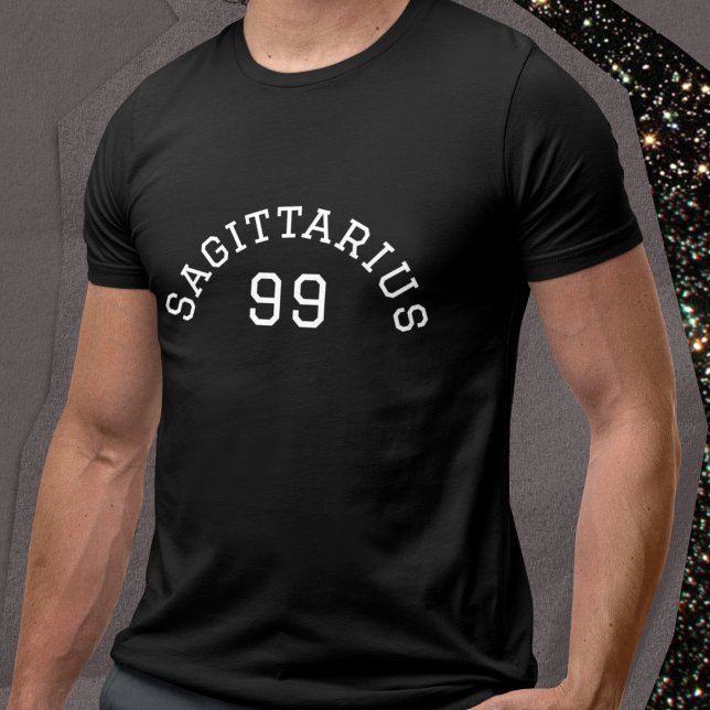 Camiseta Sagitario | Cumpleaños negro (Subido por el creador)