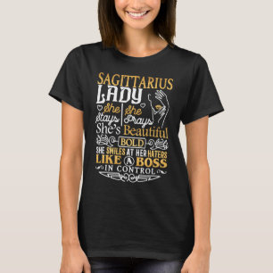 Camiseta Sagitario Dama Astrología Signo Zodiacal Sagitario