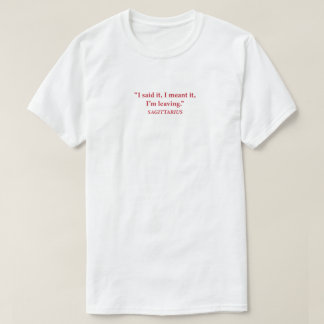 Camiseta Sagitario Sin Filtro Zodiacal