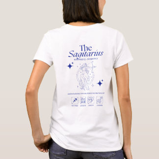 Camiseta Sagitario Zodiaco Arquero Astrología Arte de Línea