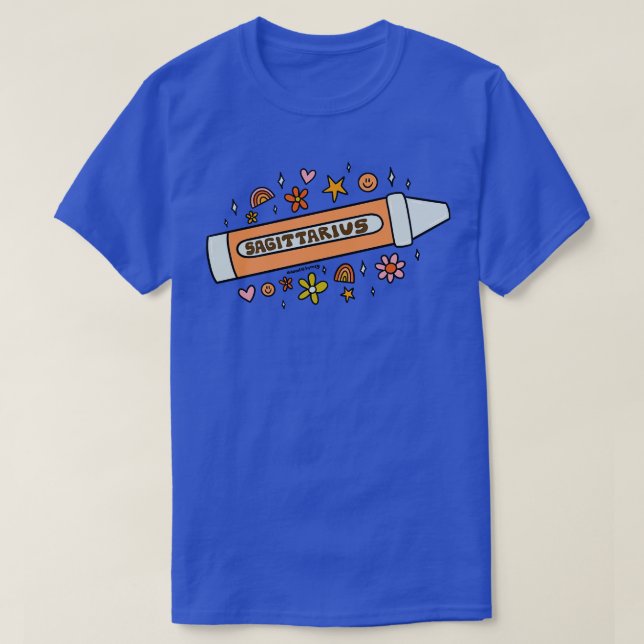 Camiseta Sagittarius Crayon (Diseño del anverso)