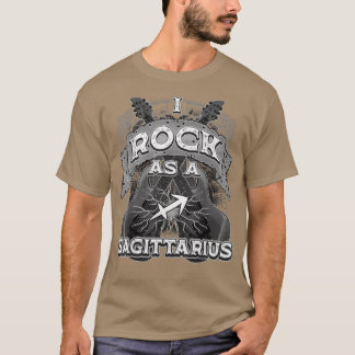Camiseta Sagittarius Guitar I Rock As A Sagittarius Zodiac 