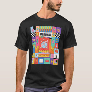 Camiseta Sagittarius Horoscope Resumen Simmbo Místico Zodia