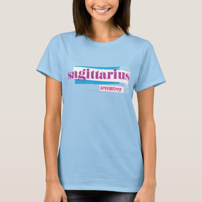 Camiseta Sagittarius Purple (Anverso)