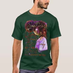 Camiseta Sagittarius Queen Sweet As Candy Birthday For Blac