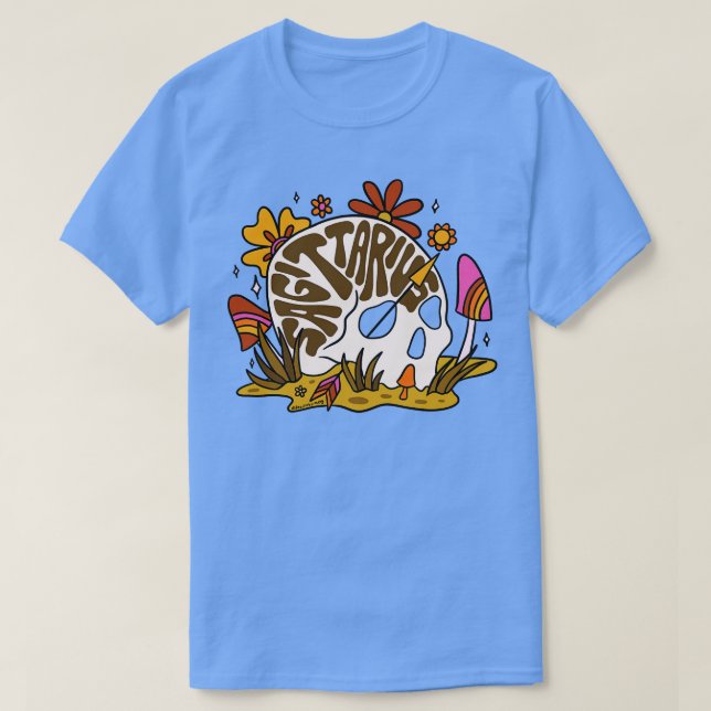 Camiseta Sagittarius Skull (Diseño del anverso)