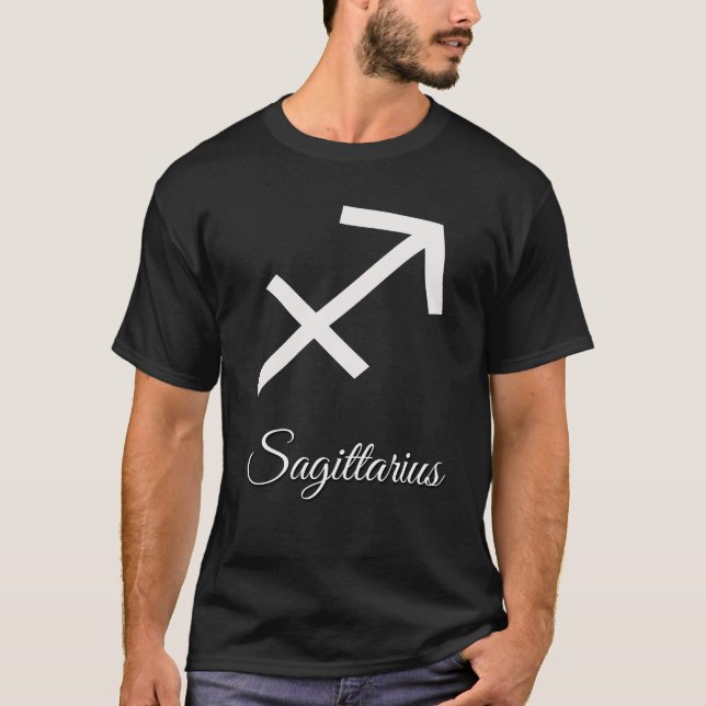 Camiseta Sagittarius zodiac firma astrología (Anverso)