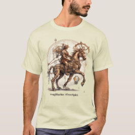 Camiseta Sagittarius zodiac señal steampunk