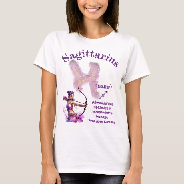 Camiseta Sagittarius Zodiac Sign T-Shirt 1 (Anverso)