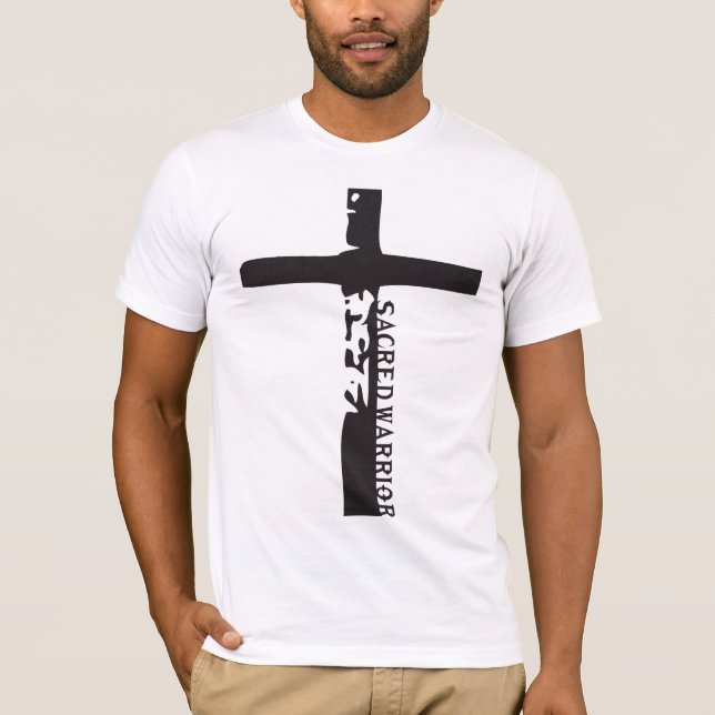 CAMISETA SAGRADA DE LA CRUZ DEL GUERRERO (Anverso)