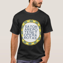 Camiseta sagrada del emblema del Palindrome de SAT