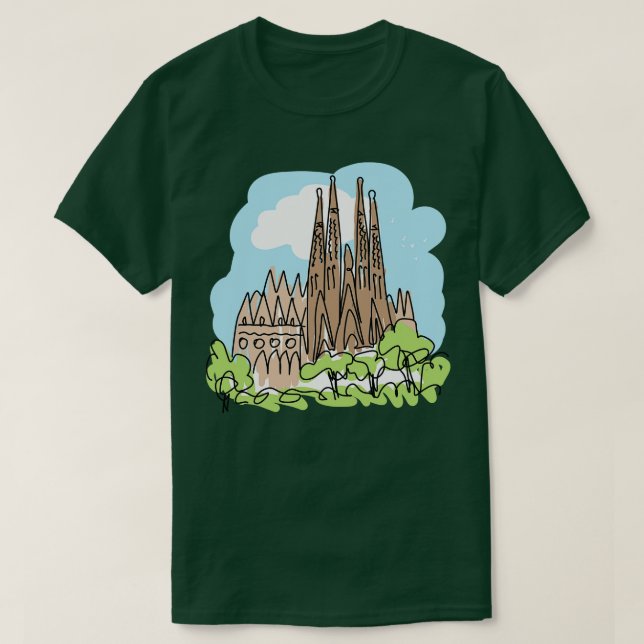 Camiseta Sagrada Familia (Diseño del anverso)