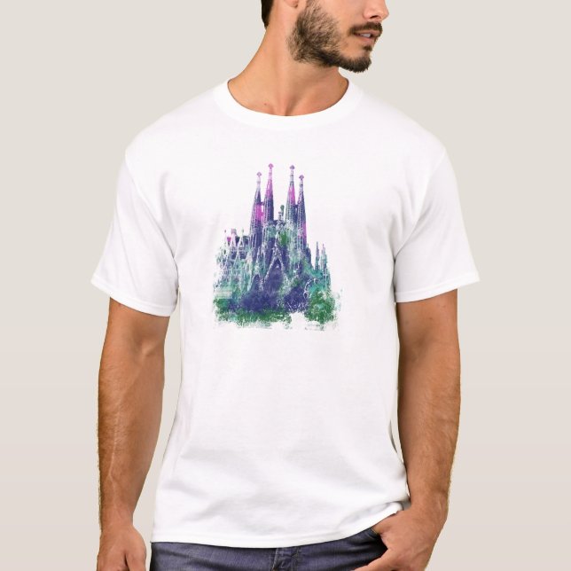Camiseta Sagrada Familia Barcelona (Anverso)