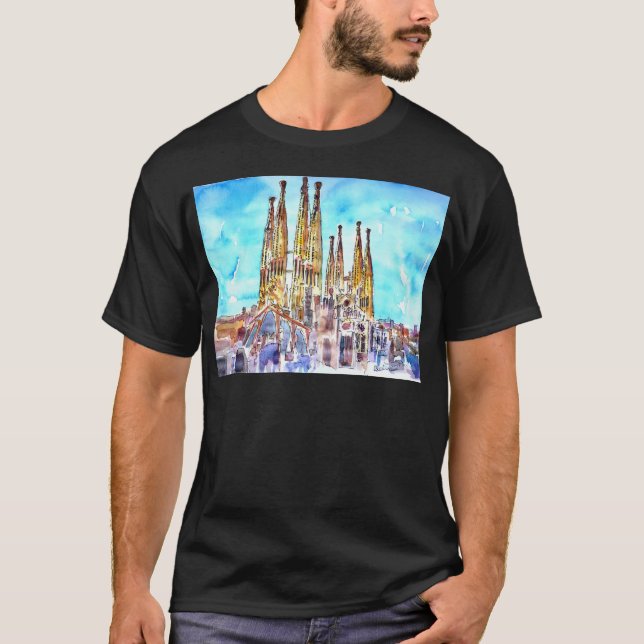 Camiseta Sagrada Familia Barcelona (Anverso)