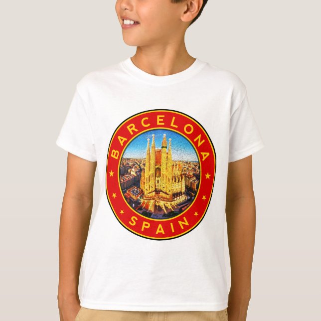 Camiseta Sagrada Familia Barcelona (Anverso)