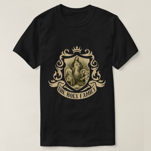 Camiseta Sagrada Familia Católica (Diseño del anverso)