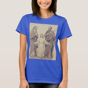 Camiseta Sagrada Familia Jesús, Virgen María y San José