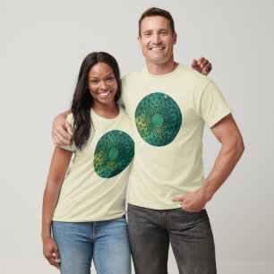 Camiseta sagrada galáctica de la geometría del