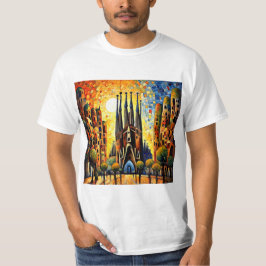 Camiseta Sagrada iluminada por el sol