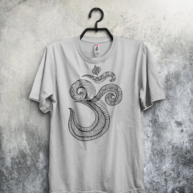 Camiseta sagrada Om símbolo de Om hindú camiseta A (Sacred Om T-shirt Hindu Om symbol T-shirt )
