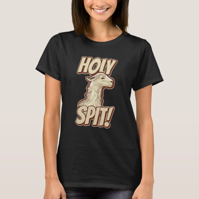 Camiseta Sagrada Pun De Espada Para Un Fan De Llama (Anverso)