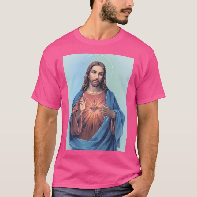 Camiseta Sagrado Corazón De Jesús (Anverso)