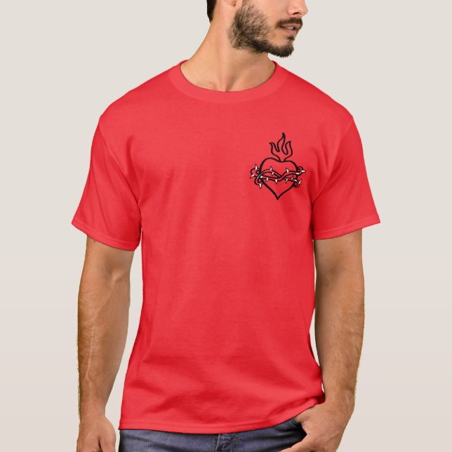 Camiseta Sagrado Corazón de Jesús (Anverso)