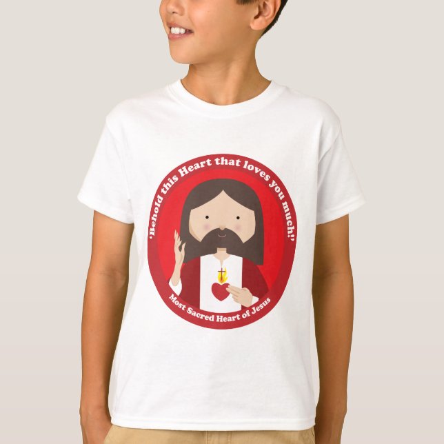 Camiseta Sagrado Corazón de Jesús (Anverso)