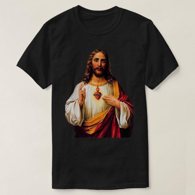 Camiseta Sagrado Corazón de Jesús (Diseño del anverso)
