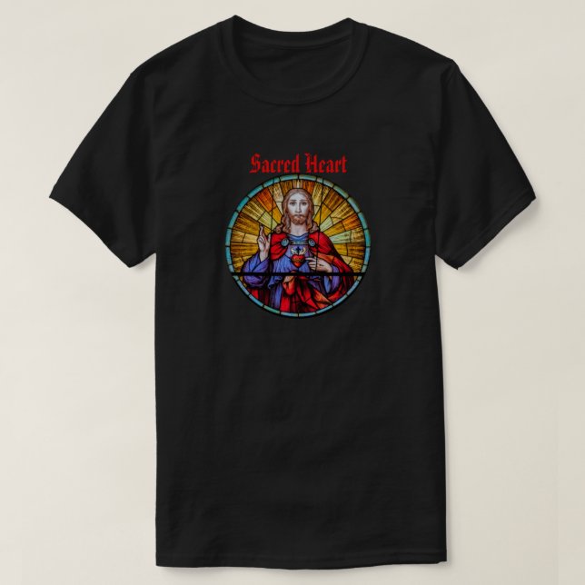 Camiseta Sagrado Corazón de Jesús (Diseño del anverso)