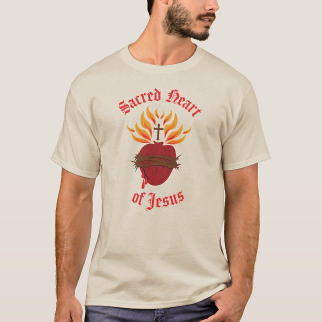 Camiseta Sagrado Corazón de Jesús (Anverso)