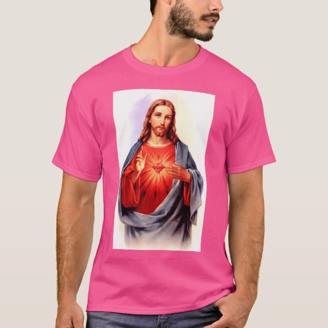 Camiseta Sagrado Corazón De Jesús (Anverso)