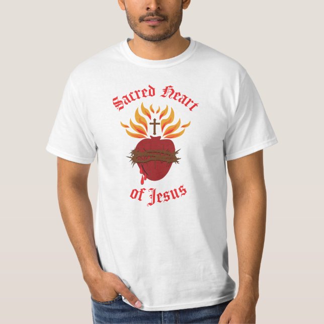 Camiseta Sagrado Corazón de Jesús (Anverso)