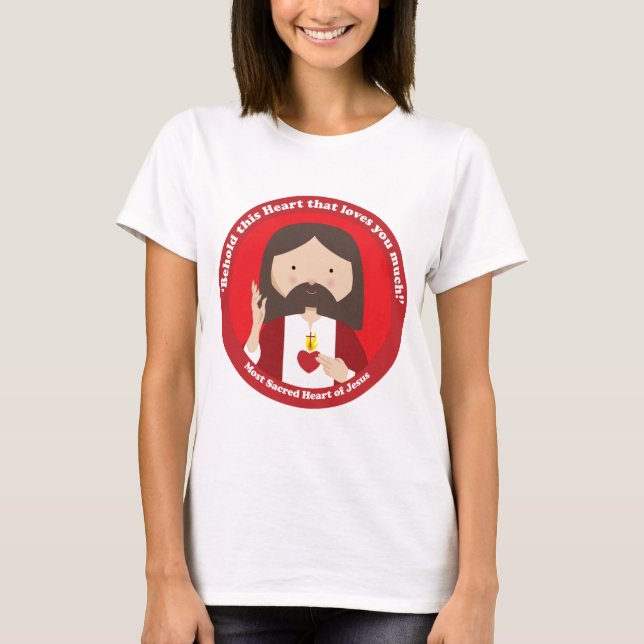 Camiseta Sagrado Corazón de Jesús (Anverso)