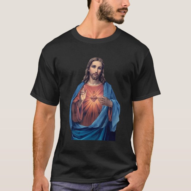 Camiseta Sagrado Corazón De Jesús (Anverso)
