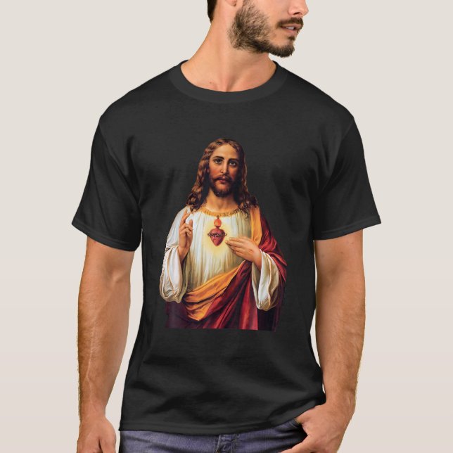 Camiseta Sagrado Corazón De Jesús (Anverso)