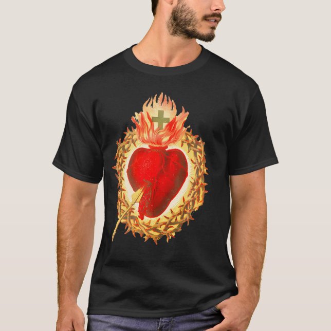 Camiseta Sagrado Corazón De Jesús (Anverso)