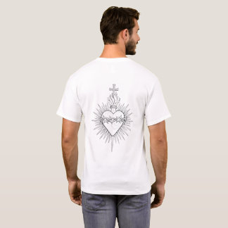 Camiseta Sagrado Corazón de Jesús - Arte en Línea Cristiano