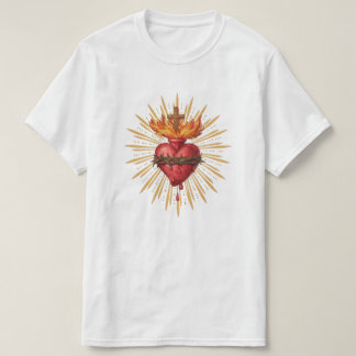 Camiseta Sagrado Corazón de Jesús Católico Tradicional
